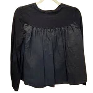 English Factory Mixed Media Swing Black Top S